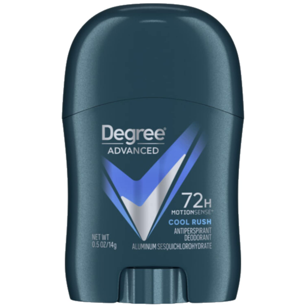 Lăn sáp khử mùi nam du lịch/bỏ túi | Degree Advanced 14g 72-Hour MotionSense Cool Rush