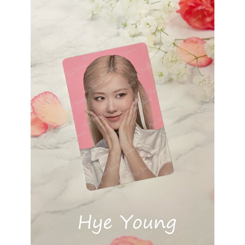 [CHÍNH HÃNG] CARD BO GÓC OFFICIAL BLACKPINK ROSE