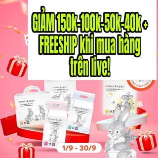 [ Rẻ nhất shopee ] Bỉm dán/quần Momo Rabbit nội địa HÀN Quốc s50/M44/L40/xl36/L28/xl22/xxl18