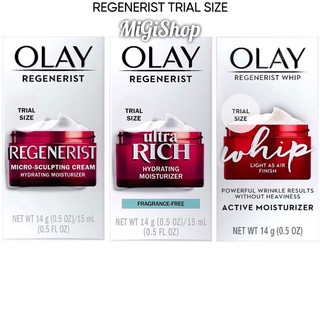 Kem Dưỡng Da Chống Lão Hoá Olay Regenerist Trial Size Các Loại 14g