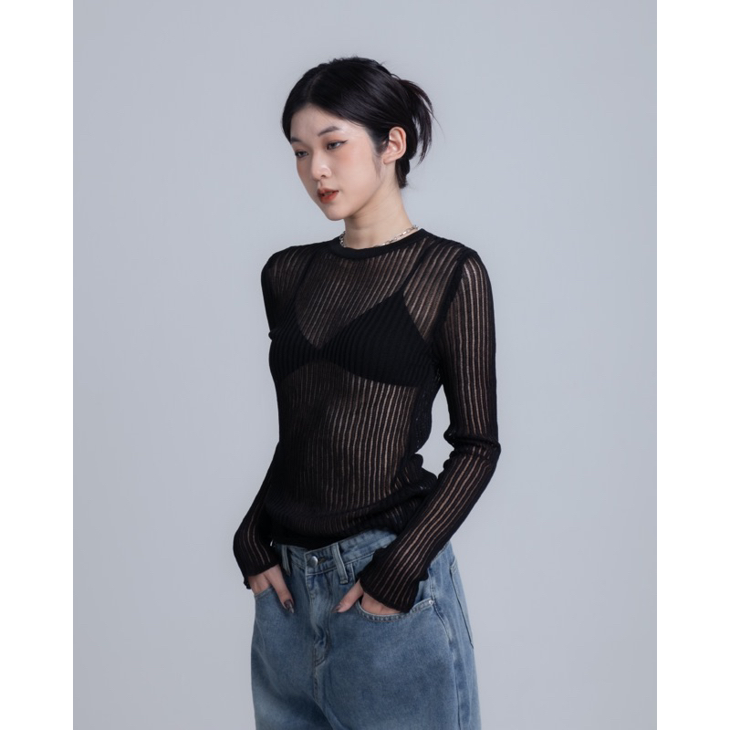 Áo dài tay lưới mỏng Sandbar TOP