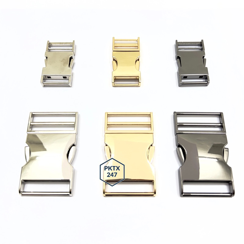 Khoá paracord kim loại bản 2cm, 2.5cm, 3cm