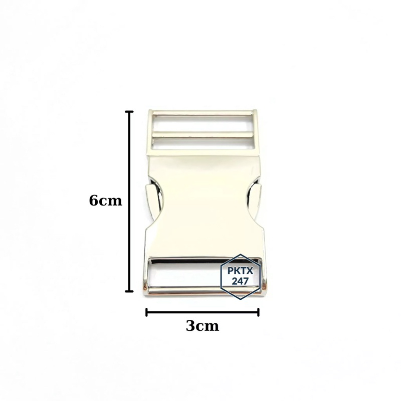 Khoá paracord kim loại bản 2cm, 2.5cm, 3cm