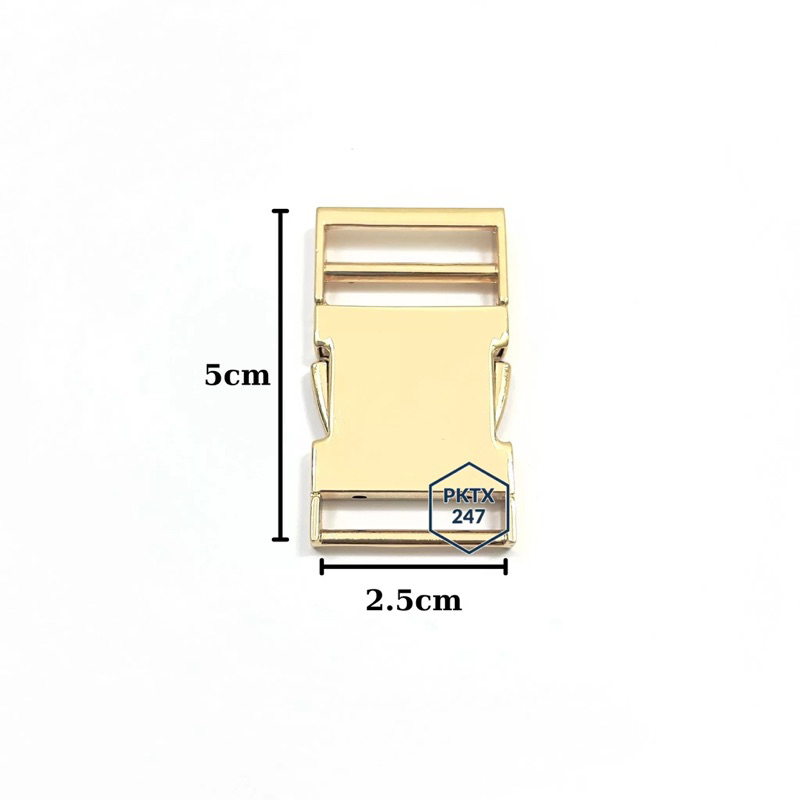 Khoá paracord kim loại bản 2cm, 2.5cm, 3cm