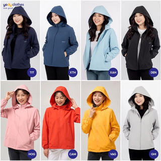 Áo khoác gió nữ 3c 2 lớp ( chống nước cao cấp xịn