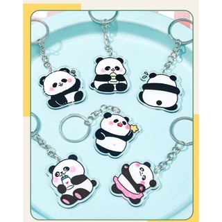 Móc khóa gấu trúc panda dễ thương