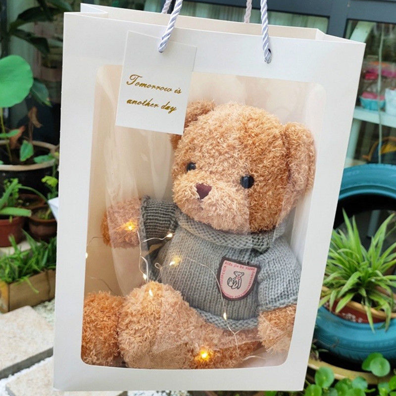 Set quà tặng gấu bông teddy nâu tặng trẻ em, bạn gái dịp 20 tháng 10, ,giáng sinh, trung thu, sinh nhật 10xtimes