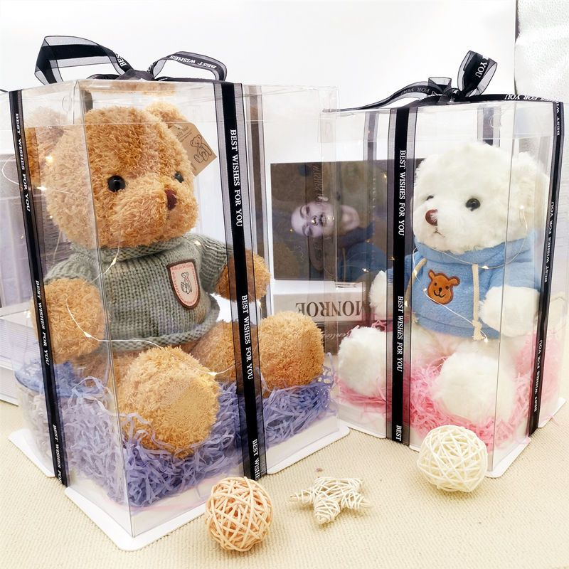 Set quà tặng gấu bông teddy nâu tặng trẻ em, bạn gái dịp 20 tháng 10, ,giáng sinh, trung thu, sinh nhật 10xtimes