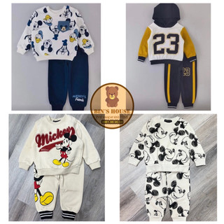 Bộ nỉ bông dày cho bé trai sz 2-6y