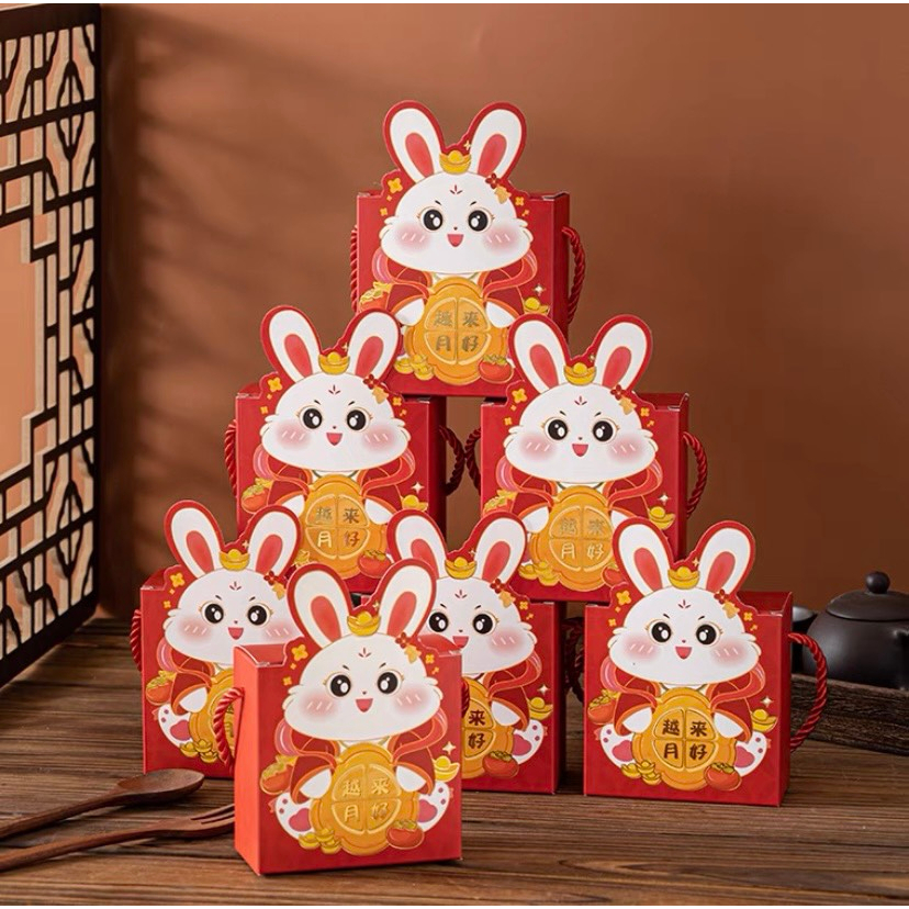 Hộp bánh trung thu mini Thỏ Xinh cho bé 1 bánh