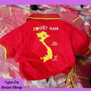 áo cờ đỏ sao vàng chất cotton mịn mát.