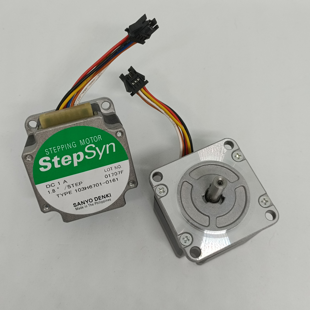 Động cơ bước 2 pha step motor 50 dài 40mm Sanyo Denki mới 100%