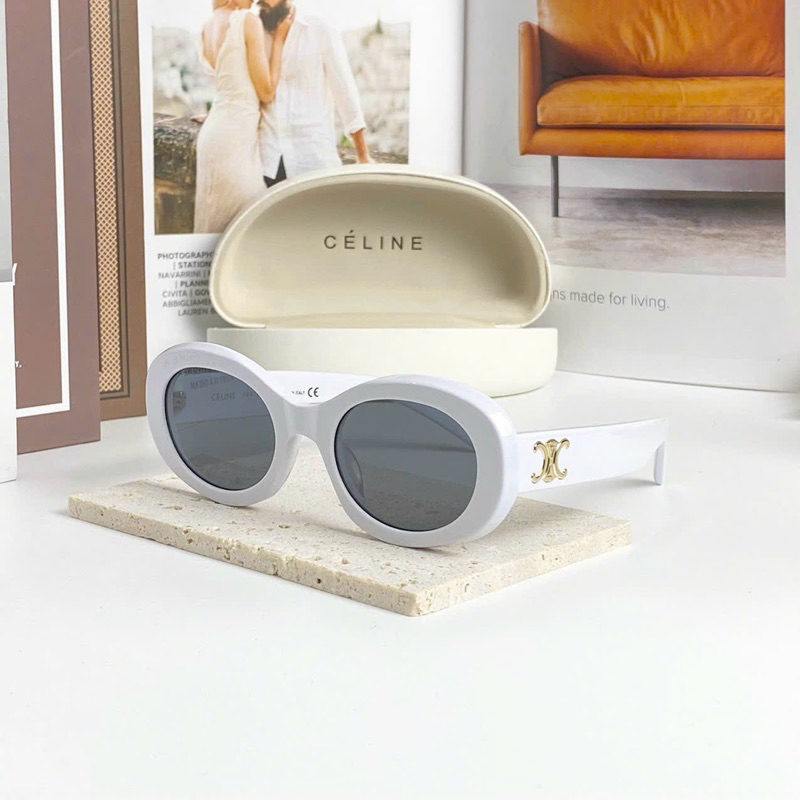 Mắt Kính Ovan CLN fuullbox nam châm 2 màu Trắng Đen siêu cấp
