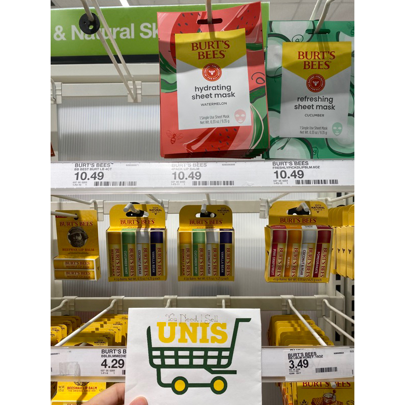 Son Dưỡng Môi BURT'S BEES Nam /Nữ, Son Dưỡng Ẩm chính hãng