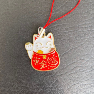 Móc khoá mèo may mắn