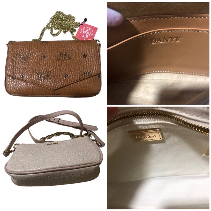 Túi da thật đeo chéo phong cách trẻ