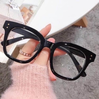 MẮT KÍNH GỌNG CẬN GỌNG CHỮ V FORM VUÔNG 2 CHẤM HOT TREND CỰC ĐẸP