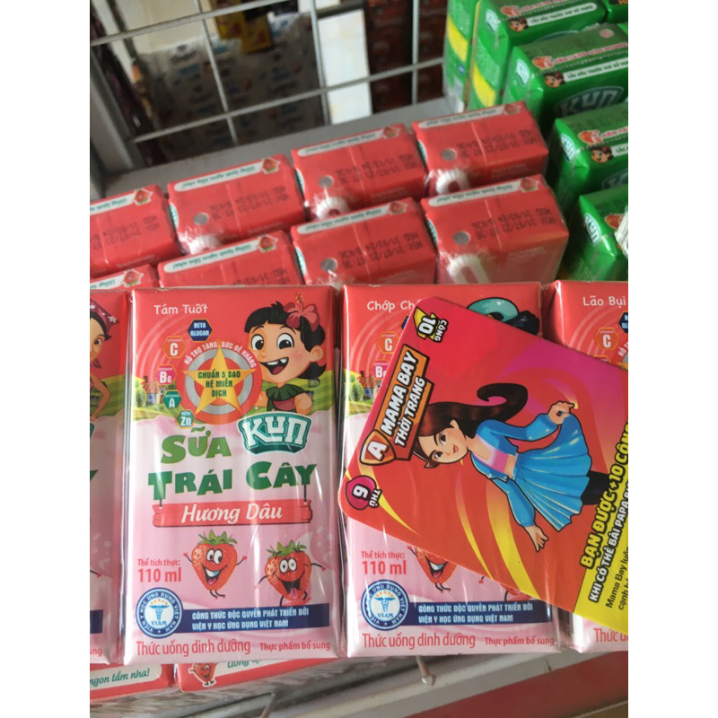 Sữa kun trái cây 110ml