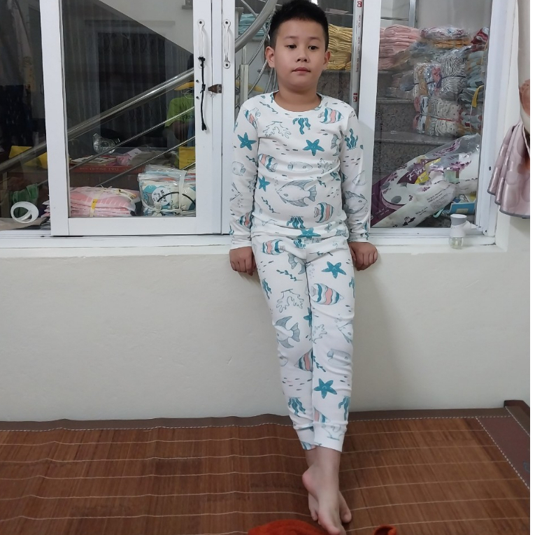 Bộ quần áo dài tay Cotton Sài Gòn mềm mịn, co giãn thoải mái cho bé trai, bé gái BD51