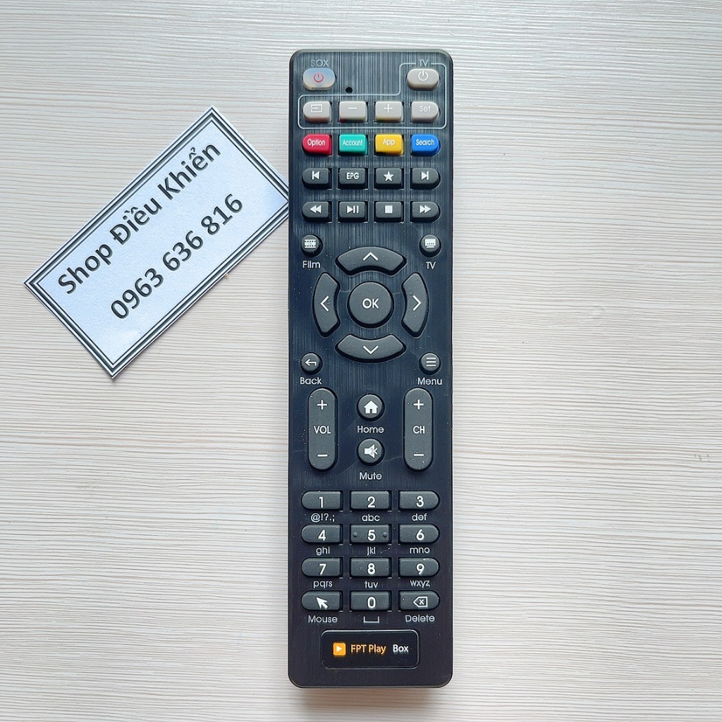 Điều khiển đầu thu FPT Play Box - Chính Hãng