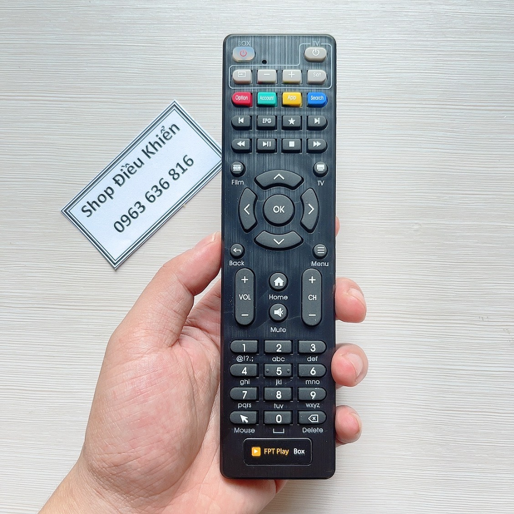 Điều khiển đầu thu FPT Play Box - Chính Hãng