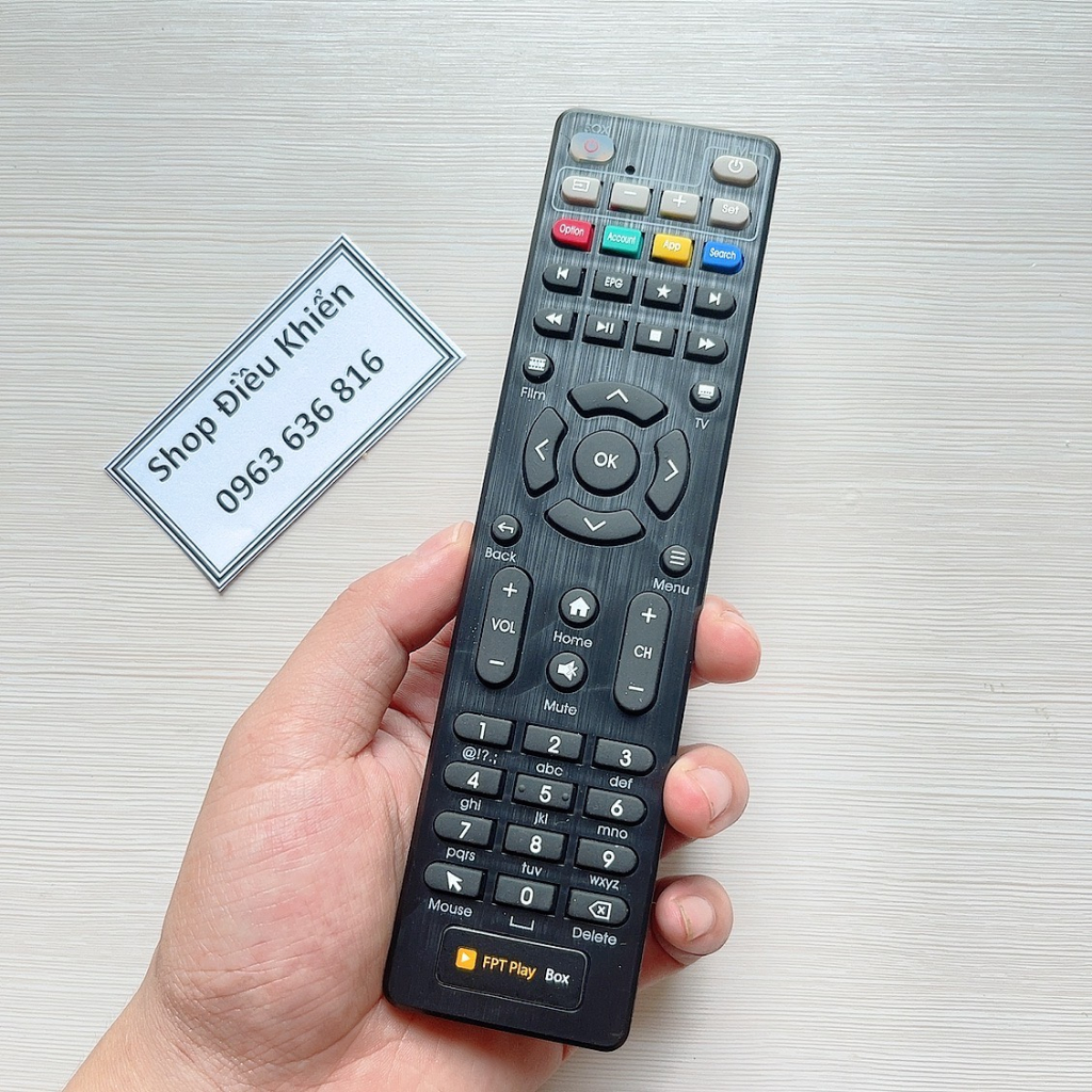 Điều khiển đầu thu FPT Play Box - Chính Hãng