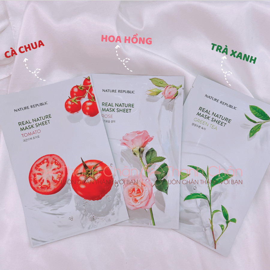 Mặt nạ giấy Nature Republic Real Nature Mask Sheet 23ml/miếng