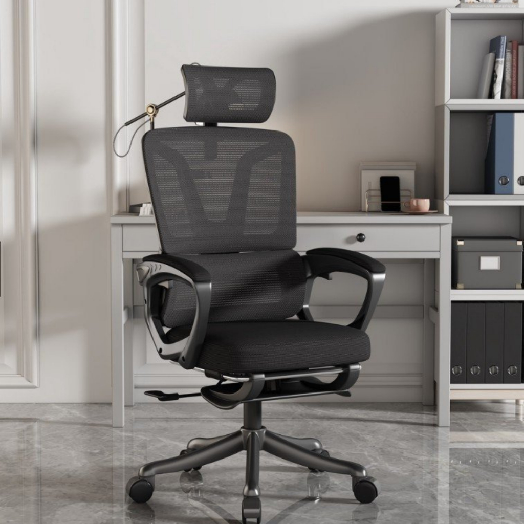 Ghế văn phòng FUJIKO model 418 ,006 lưng lưới công thái học ergonomic thông minh