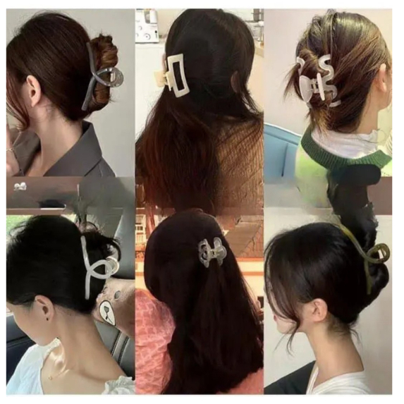 Bộ kẹp tóc 67 chi tiết phong cách hàn quốc gồm 17 kẹp tóc và 50 chun buộc tóc
