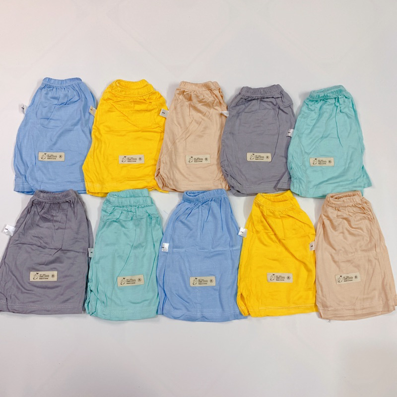 A01 - QUẦN ĐÙI CHỤC THUN LANH KWOO CHO BÉ 7 - 16KG ( ẢNH THẬT TỰ CHỤP )