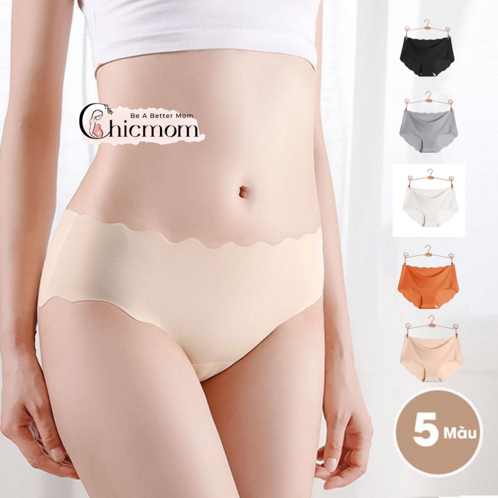 Quần Lót Nữ Su Đúc Không Viền Siêu Mềm Mại Thoáng Mát Mặc Thường Và Sau Sinh Chicmom C33