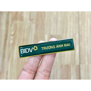 BẢNG TÊN - Thẻ Tên  BIDV - In Theo Yêu Cầu - Vui Lòng Gửi Tên Cho Shop