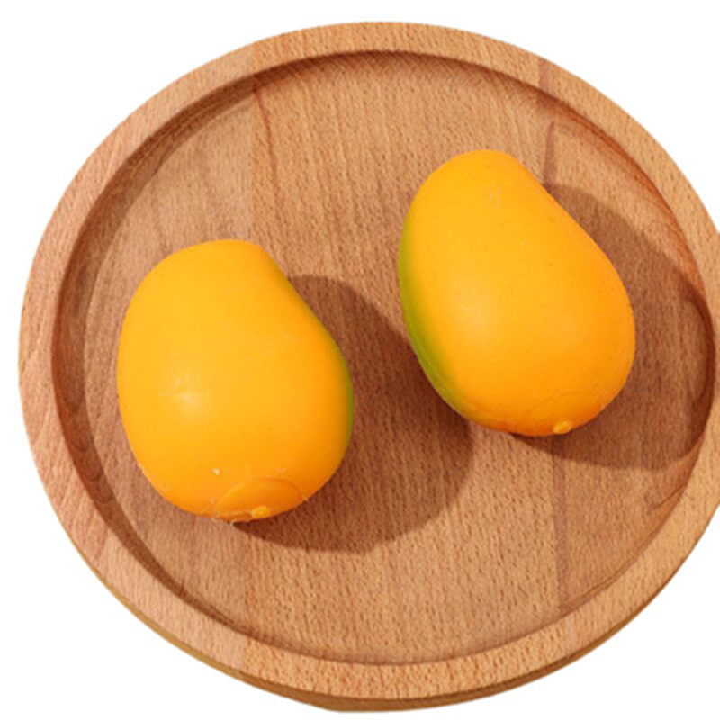 Trái cây silicon,xoài silicon,đồ chơi giảm stress độc đáo siêu dễ thương