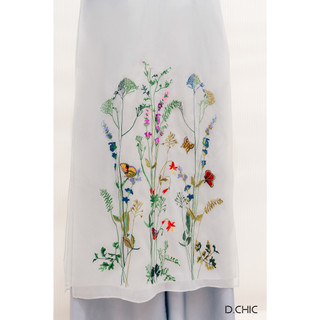 D.CHIC Áo dài Bích An MS: 1831983 KHÔNG BAO GỒM QUẦN LỤA