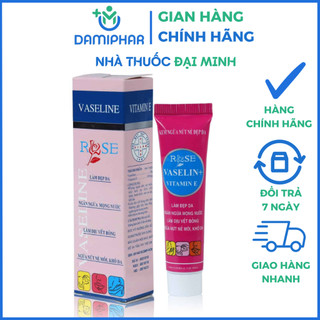 Kem vaseline rose tuýp 10g - ngừa nứt nẻ đẹp da