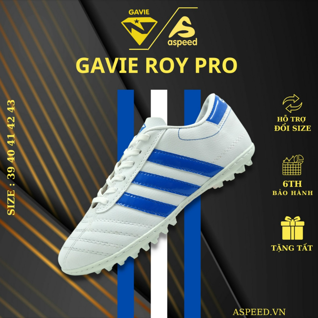 Vị Vua Giày 3 Sọc GAVIE ROY Chính Hãng Loại 1 Khâu Full Đế,Giày 3 Sọc Cao Cấp