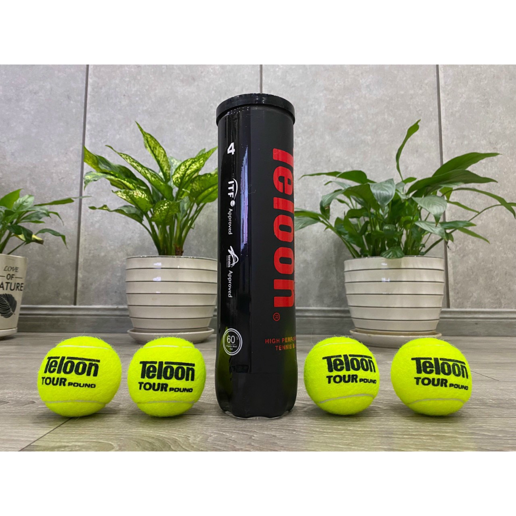 Bóng Tennis Teloon Tour Pound (Thùng 24 Tube) - Hàng Nhập Chính Hãng Phù Hợp Tập Luyện Và Thi Đấu Chuyên Nghiệp