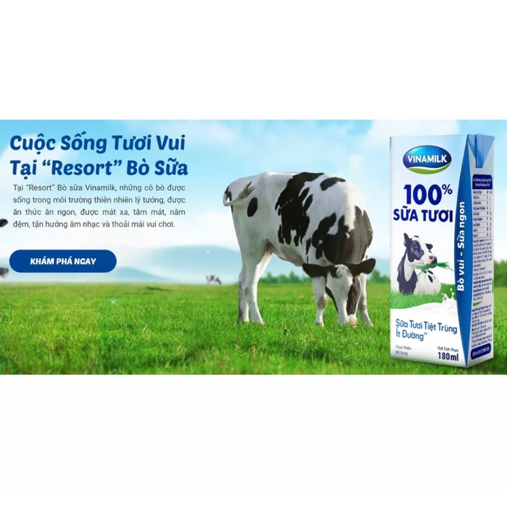 Sữa Vinamilk lốc 110ml/180ml