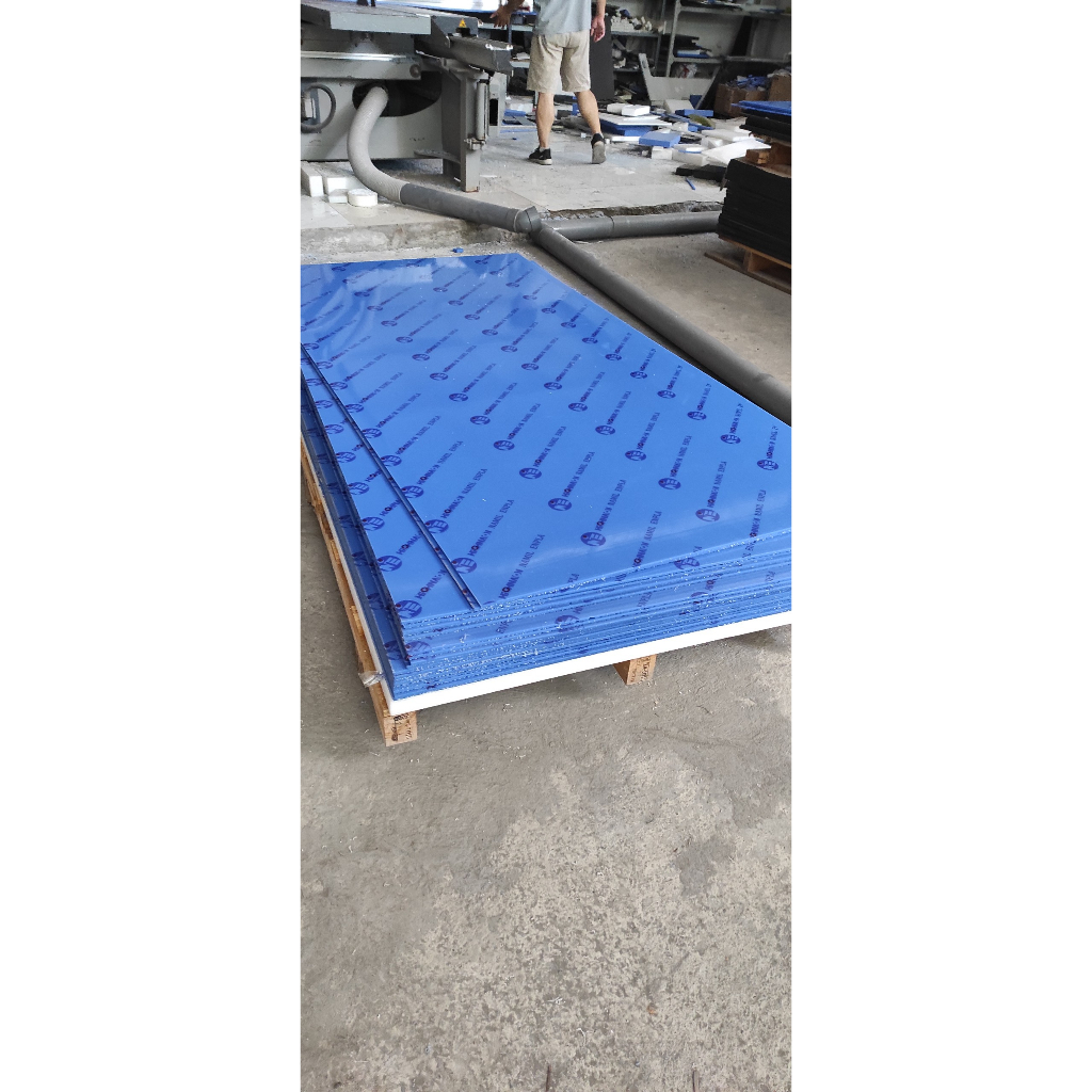 Nhựa MC Hàn Quốc màu xanh 5x60x500mm, 10x30x500mm