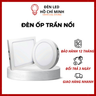 Đèn ốp nổi vuông , tròn 18w và 24w