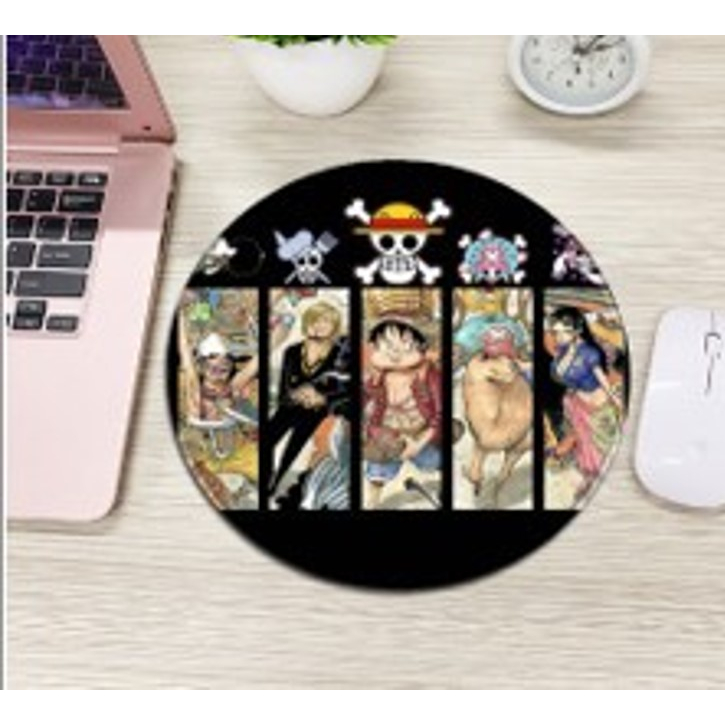 Lót chuột máy tính tròn 20x20cm dày dặn chuyên game chống trượt