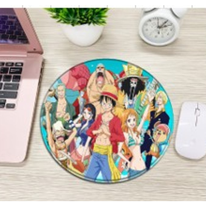 Lót chuột máy tính tròn 20x20cm dày dặn chuyên game chống trượt