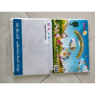 Decal bọc sách vở tặng kèm nhãn vở
