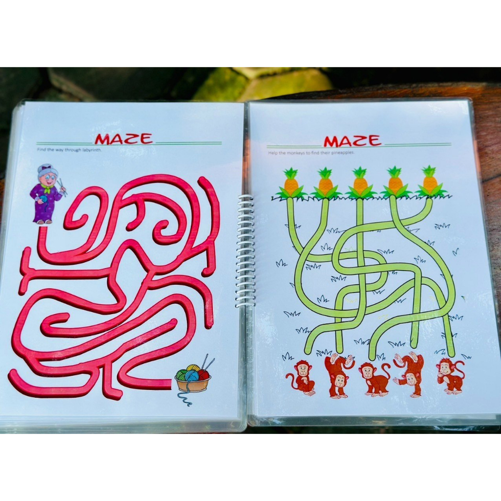 Học liệu montessori cho bé Trò Chơi Mê Cung Đồ chơi giáo dục Phát triển tư duy- Happyfunny