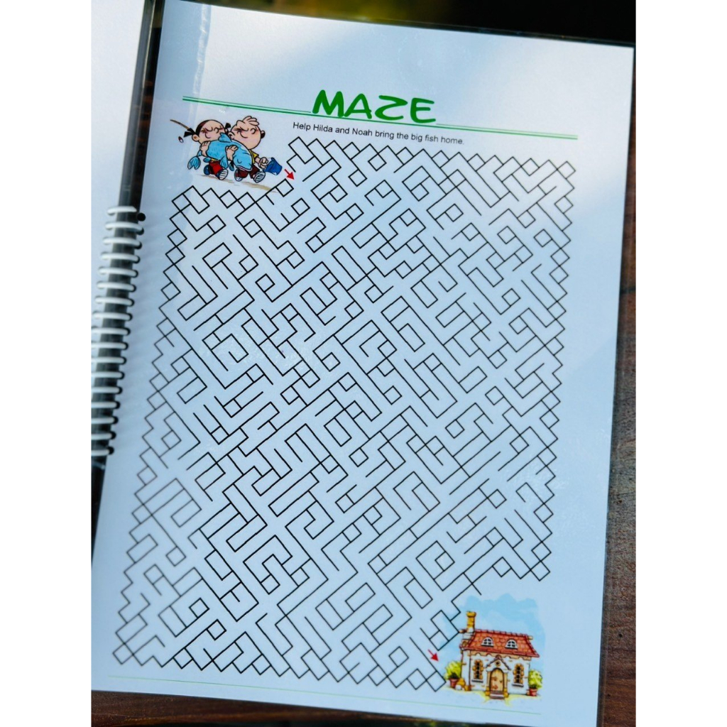 Học liệu montessori cho bé Trò Chơi Mê Cung Đồ chơi giáo dục Phát triển tư duy- Happyfunny