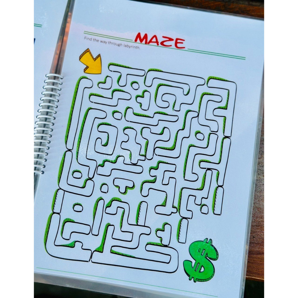 Học liệu montessori cho bé Trò Chơi Mê Cung Đồ chơi giáo dục Phát triển tư duy- Happyfunny