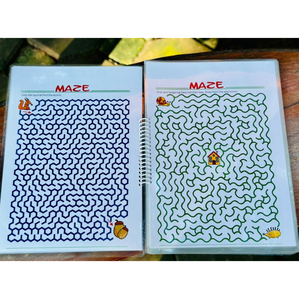 Học liệu montessori cho bé Trò Chơi Mê Cung Đồ chơi giáo dục Phát triển tư duy- Happyfunny