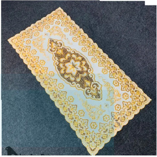 Khăn trải bàn 40*80cm- Khăn trải bàn nhũ vàng