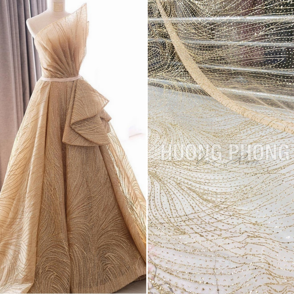 Vải kim tuyến 541c