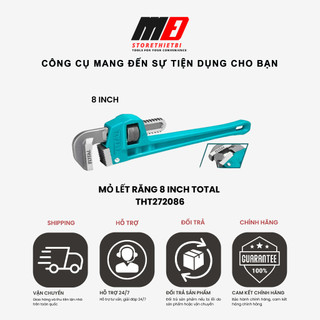 Mỏ lết răng 8inch, 10 inch, 12 inch, 14 inch - total - tht272086 - tht272106 - tht272126 - tht272146